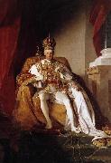 Friedrich von Amerling Portrait of Holy Roman emperor Francis II oil painting reproduction